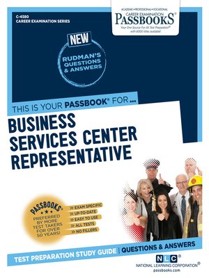 cover image of Business Services Center Representative